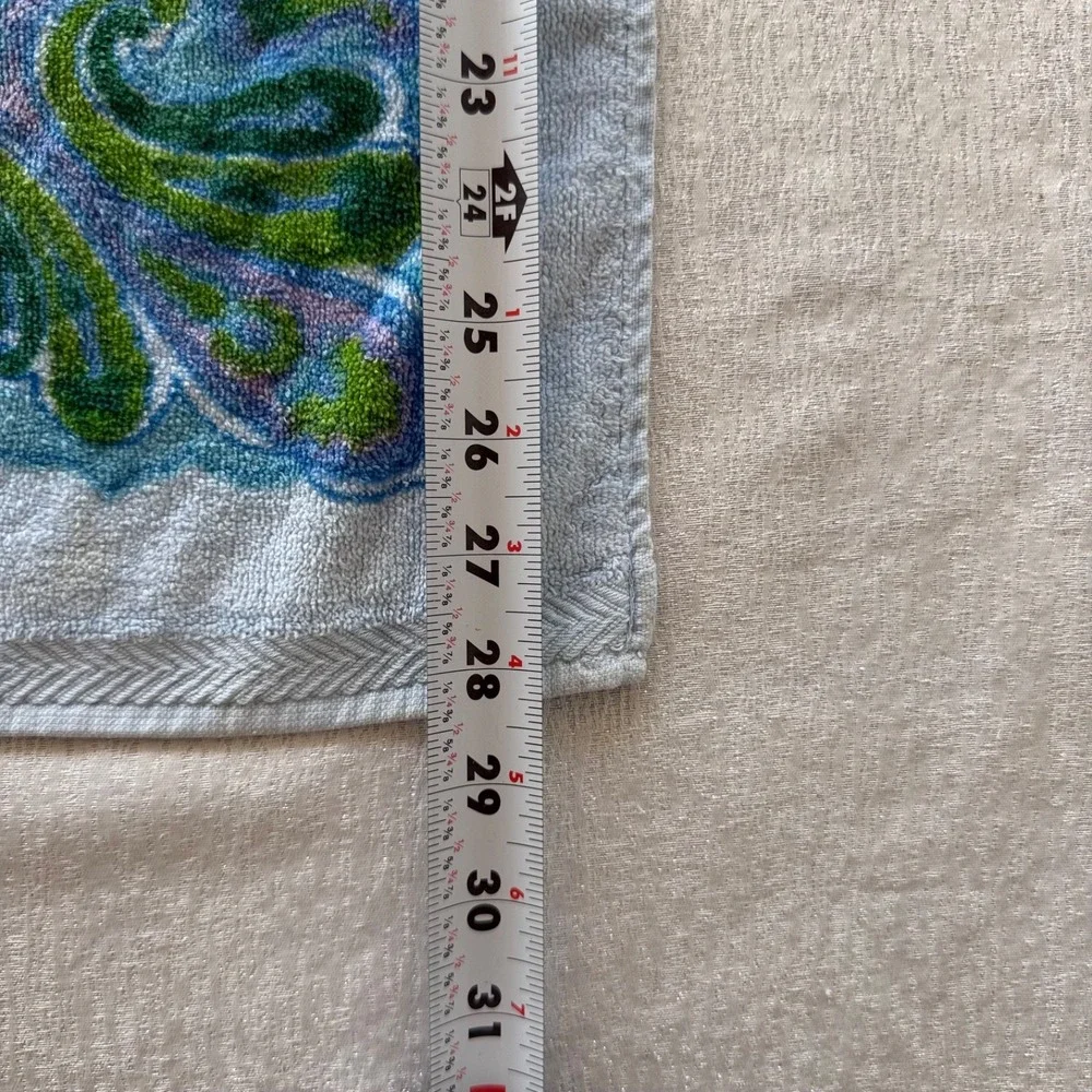 Vintage Cannon Royal Family‎ Psychedelic Floral Hand Towel Made In USA Retro